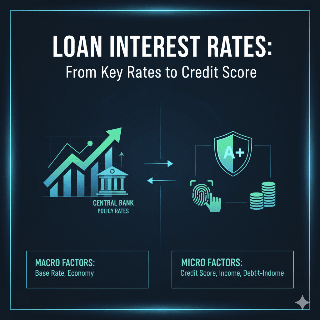 대출 금리 결정 요인 완벽 분석: 기준 금리부터 신용 점수까지